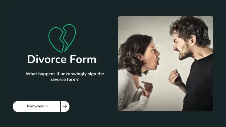 Divorce form