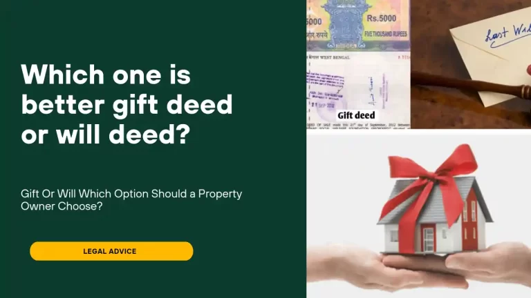 gift deed or will deed